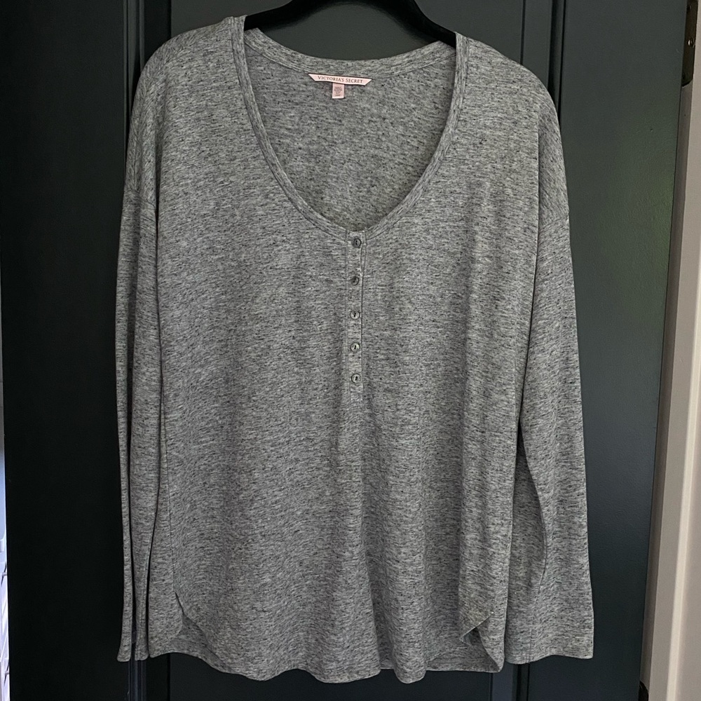 LAST CHANCE Victorias Secret Marled Grey S NWOT